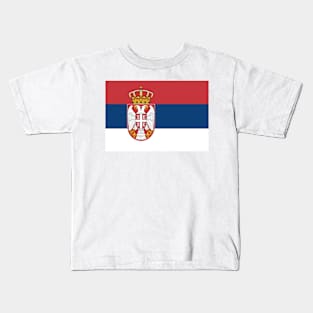 Serbia flag Kids T-Shirt